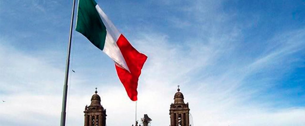 Grito de independencia en el Zócalo