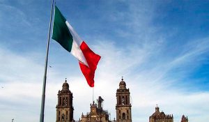 Grito de independencia en el Zócalo